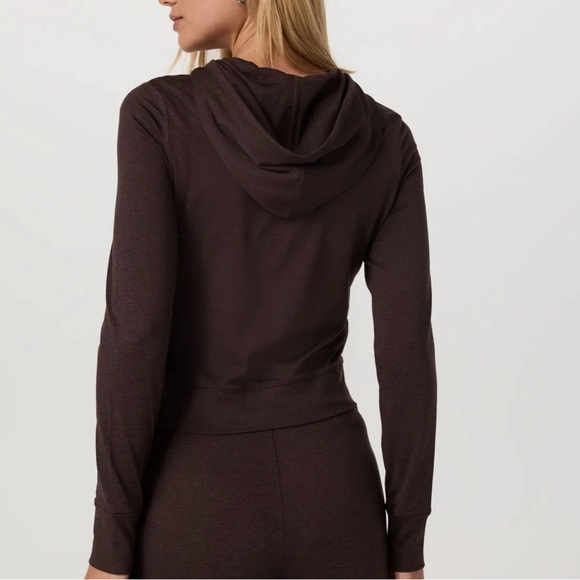 Vuori Halo Essential Wideleg & Mini FZ Hoodie Java Heather SET  Size Small NWT - Picture 5 of 13